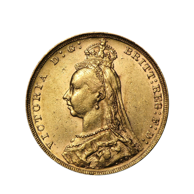 Gold Sovereign - Victoria - Jubilee Head - 1887-1893