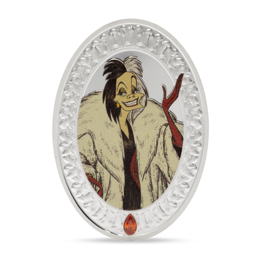 Disney - Villain's Series - Cruella De Vil: 4 - 1oz Silver Coin