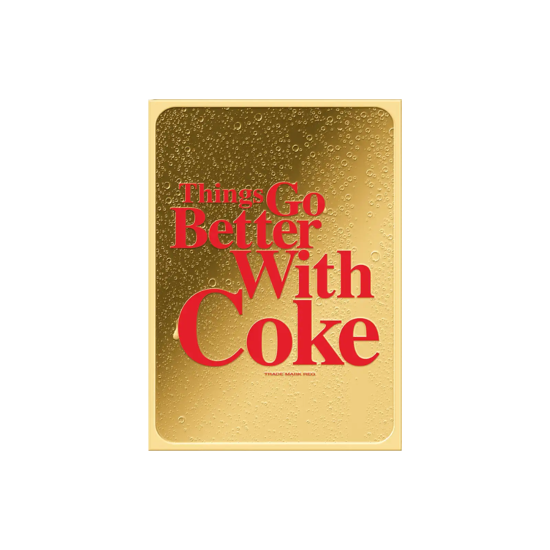 Vintage Coca-Cola  "Better With Coke" in Gift Box - Gold Gift