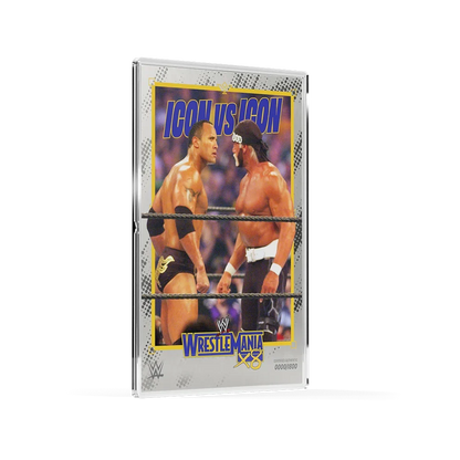 WWE - Wrestle Mania - Rock vs Hulk - Stare Down 5g Silver Foil