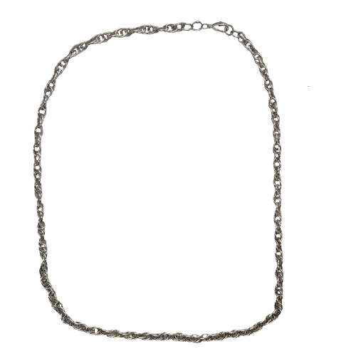 925 Silver Rope Chain 25.9G 23" Preowned