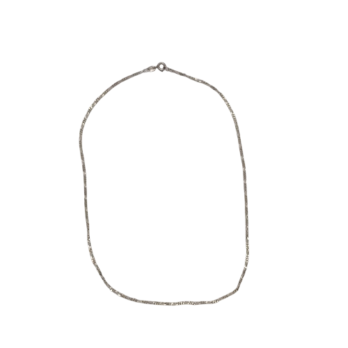 925 Silver Figaro Chain 2.9G 18" Preowned