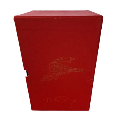 Bloomsbury - Harry Potter Deluxe Gold Signature Edition 4 Book Box Set Preowned