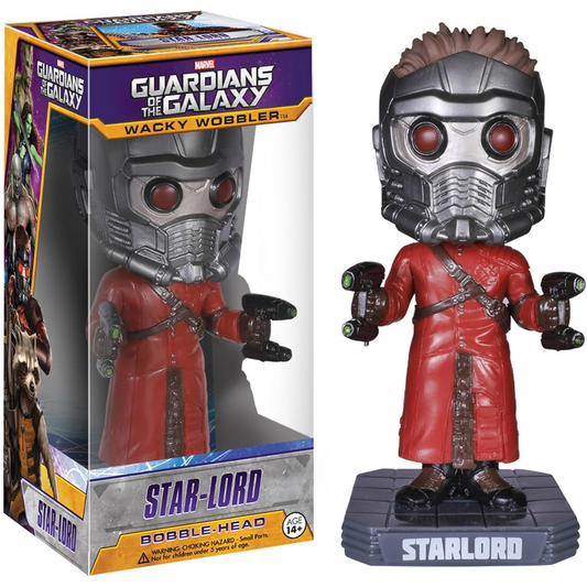 Funko POP! Vinyl Guardians of The Galaxy Figure Wacky Wobbler - Star Lord 3/4 Inch Preowned