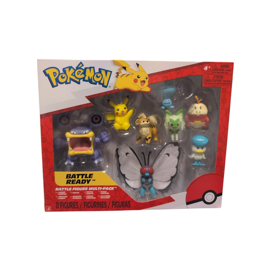 Pokémon Battle Figure Multipack 8-Pack 2 & 3-Inches Figures Preowned