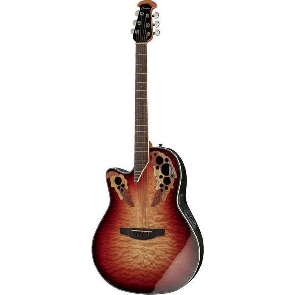 Ovation Roundback CE44LX-1R-G Left Semi Acoustic Grade B Preowned Collection Only