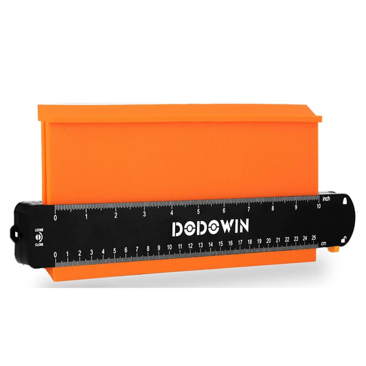 DODOWIN D10I301 Contour Gauge Profile 2pc Laminate Flooring Tool Grade A Preowned