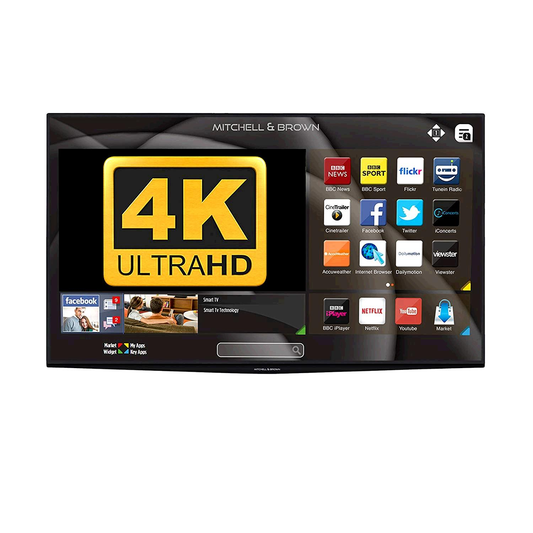 Mitchell & Brown JB-431811FSM4K 43inch 4K LED UHD Smart TV - No Stand Preowned - Collection Only