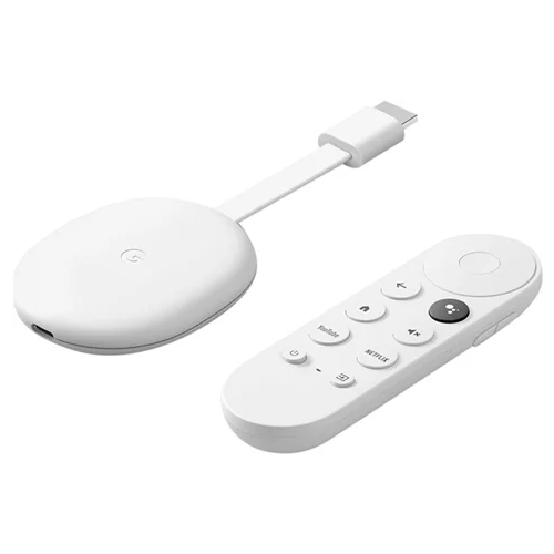 Google Chromecast W/Google TV (4K) Snow Grade B Preowned