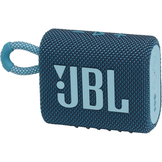 JBL GO3 Portable Bluetooth Speaker Blue Grade B Proewned