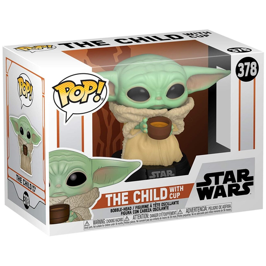 Funko Pop - The Mandalorian [378] The Child With Cup Preowned