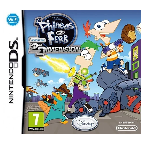DS - Phinieas And Ferb: Across The 2nd Dimension (7) Preowned