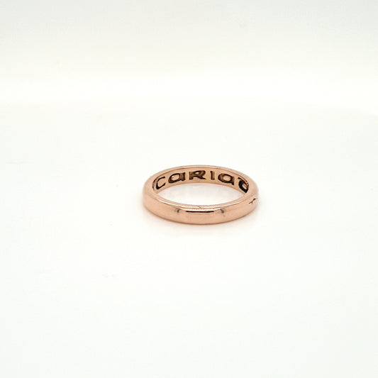 750 18ct Clogau Gold Band Approx 5.1g Preowned