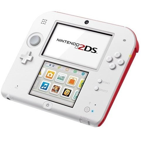 Nintendo 2DS Console Red & White Unboxed Preowned