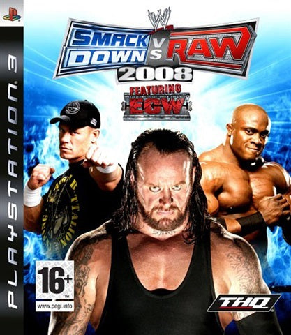 PS3 - WWE Smackdown Vs Raw 2008 (16) Preowned
