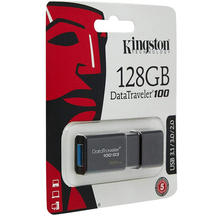 Kingston 128gb Data Traveler 100 USB Drive