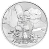 2021 The Simpsons Family Tuvalu - 1oz Pure Silver Bullion Coin