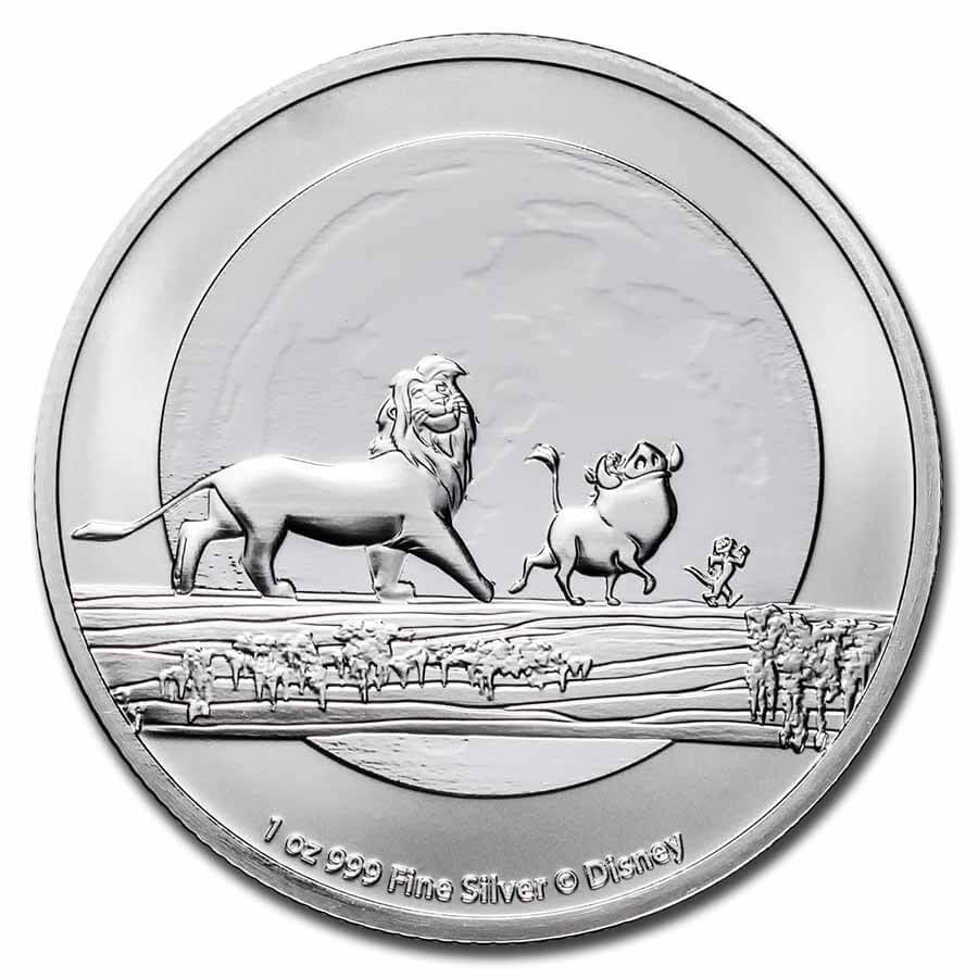 2021 Disney Lion King Hakuna Matata - 1oz Pure Silver Bullion Coin