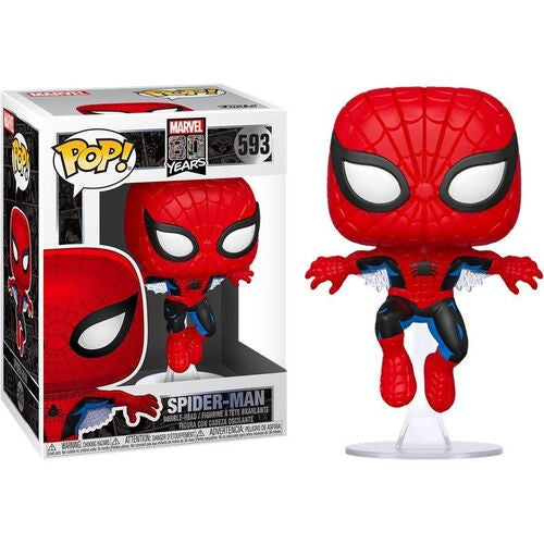 Funko Pop! - Marvel 80 Years [593] Spider-Man (3+) Preowned