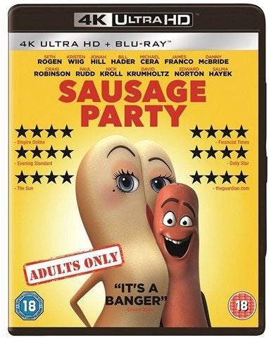 4K Blu-Ray - Sausage Party (18) Preowned