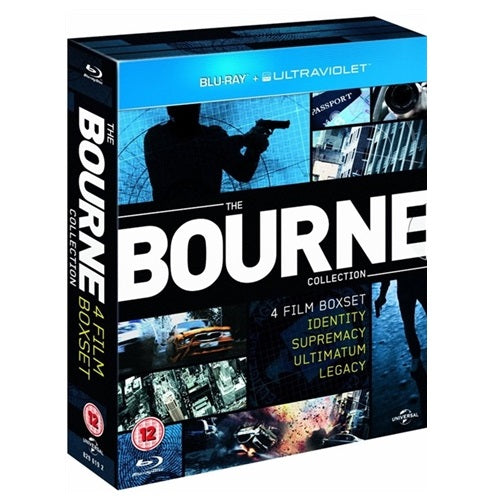 Blu-Ray Boxset - The Bourne Collection 4 Film (12) Preowned