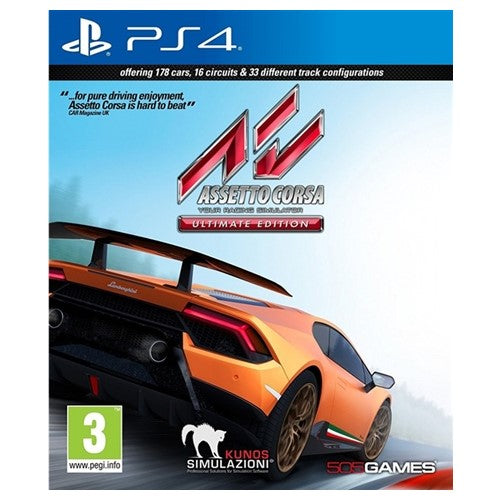 PS4 - Assetto Corsa Ultimate Edition (3) Preowned