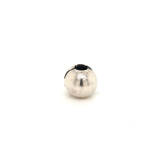925 Silver Pandora Blank Round Clasp Charm Approx 2.6g Preowned