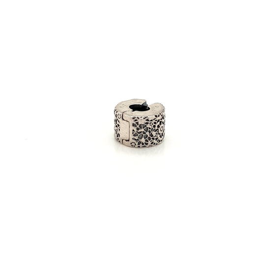 925 Silver Pandora Web Clasp Charm Approx 2.6g Preowned