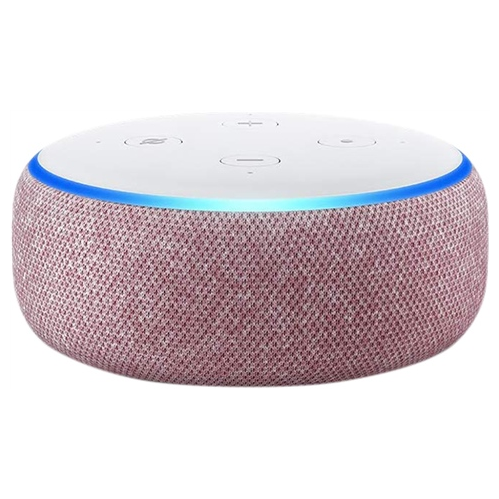 Amazon Echo Dot 3rd Gen Plum Fabric Grade B Preowned
