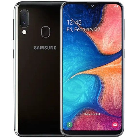 Samsung A20E 32GB Unlocked Black Grade C Preowned