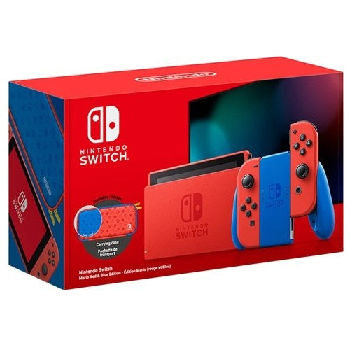 Nintendo Switch 32GB Mario Red & Blue Edition Console Unboxed Preowned