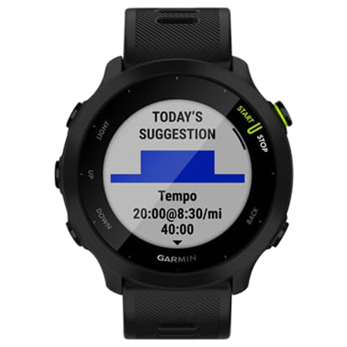 Garmin Forerunner 55 Black GPS Running Watch Grade B Preowned